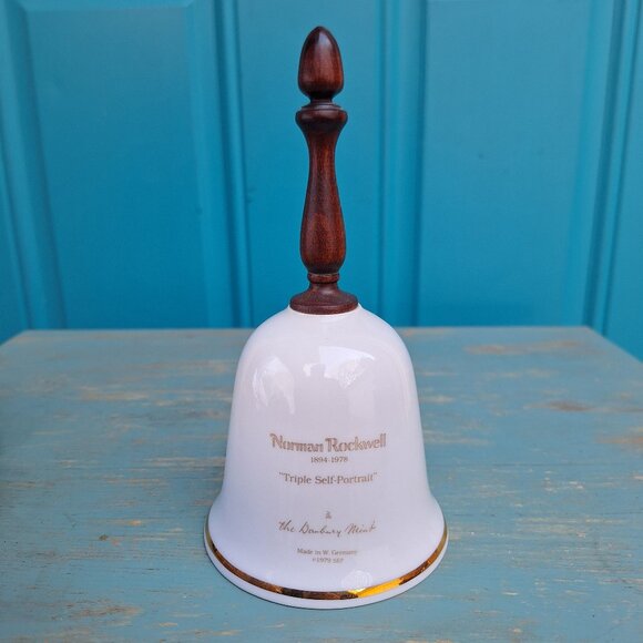 Vintage Bells Porcelain Norman Rockwell W Germany Duck Decoy Gifts for Mom Dad - Picture 4 of 13
